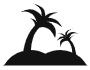 icône palmiers
